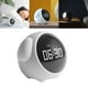 thumbnail image 2 of Reloj de entrenamiento de sueño para niños, máquina de sonido con control de voz Baby Night Blanco, 2 of 8