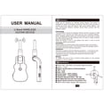 thumbnail image 2 of Recoger Transmisor de audio inalámbrico UHF Sistema receptor USB recargable Pick up para guitarra eléctrica Bass Instrumento musical Accesorio Tomshoo Recoger, 2 of 4