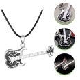 thumbnail image 4 of MasteelfCA Pendentif Guitare Collier Chaîne Clavicule Mode Pendentif Cou Bijou, 4 of 7