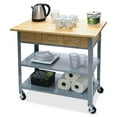 thumbnail image 2 of Vertiflex Countertop Serving Cart - Solid Wood - 34.3" Width x 19" Depth x 35.5" Height - Steel Frame - Assorted, 2 of 4