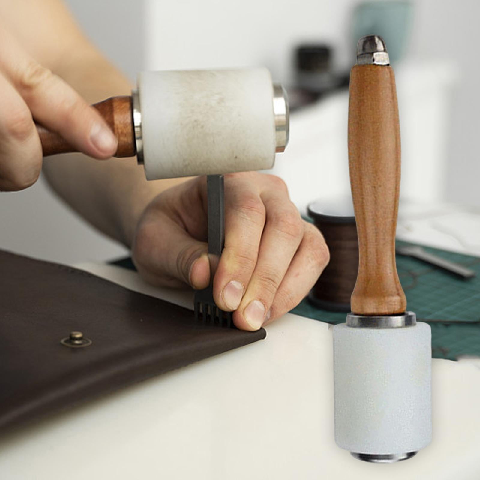 Yunhgft Leather Carving Hammer Comfortable Handle Cutting DIY Professional Leather Craft B