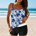 thumbnail image 3 of Dvprdro Tankini Swimsuits for Women Modest Floral 2 Piece Bathing Suit, 3 of 5