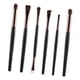 thumbnail image 3 of Cepillos de Maquillaje de Ojos Sunnimix Aplicador de Ojos Definidor en Polvo 6 Piezas Café Negro, 3 of 8