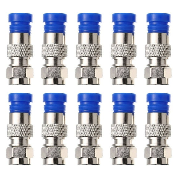 Connector F Coaxial Cable Type Adapter Plug Coax Tv Connectors Female Tool Fitting Quick Converter