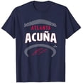 thumbnail image 1 of Ronald Acuna Jr. Atlanta Name & Number (Front & Back) T-Shirt - Black - S, 1 of 4
