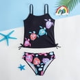 thumbnail image 4 of Swimsuit for Girls Two Piece Swimwear Cute Animal Floral Print Summer Tankini Bikini Top and Bottom Outfit, 4 of 8