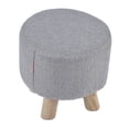 thumbnail image 2 of Footrest Stool, Shoe Changing Stool Linen Pad Comfortable  For Changing Shoes For Feet Rest, 2 of 8