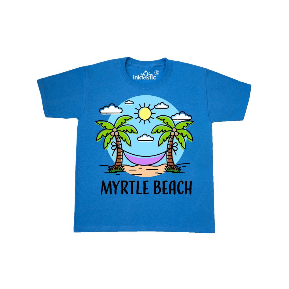 INKtastic - Summer Vacation in Myrtle Beach Youth T-Shirt - Walmart.com ...