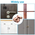 thumbnail image 6 of Uxcell Rotate Bolt Latch, Zinc Alloy Door Lock Gate Latches, 2.2x1.6" Red Bronze 2Pack, 6 of 6