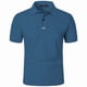 thumbnail image 3 of pstuiky camisetas para hombre, Camisa de manga corta con cuello vuelto, versátil, de color liso y estilo informal para hombre camisas casuales para hombre xxxl, 3 of 5