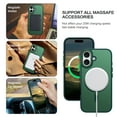 thumbnail image 5 of DOMAVER Magnetic iPhone 17 Case (6.3") - Slim Fit Matte Translucent Cover | MagSafe Compatible | Shockproof Anti-Yellowing | Green, 5 of 8