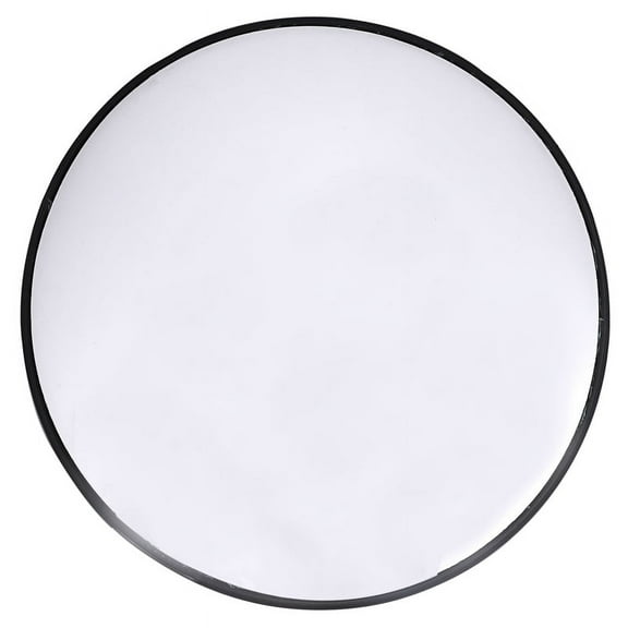 30Cm Wide Angle Security Road Mirror Curved for Indoor Burglar Outdoor Safurance Roadway Traffic Signal Convex Mirror(Black)