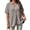 Gray, variant on Women Oversized Cardigan Sweaters Short Sleeve Button Down Casual Lightweight Loose Knit Cardigans