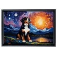 thumbnail image 2 of Entlebucher Mountain Dog Canvas Van Gogh Starry Night Wall Art Gifts Canvas Wall Art Frame Music Artist Customized Canvas Framed Photo Art Work For The Bedroom(Gifts For Dog Lover ), 2 of 6