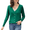 09# Dark Green, variant on Cardigan Sweaters for Women Lightweight Basic Vneck Knit Cardigan Button Down Long Sleeve Spring Casual Cute Sweaters Navy XL