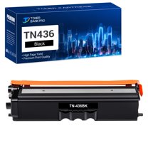 Toner Bank 1-Pack Compatible Toner Replacement Cartridge for Brother TN-436BK HL-L8360CDW L8360CDWT L9310CDW MFC-L8900CDW L9570CD Printer Ink Black