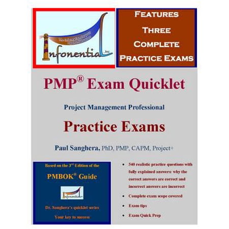 Pmp Exam Quicklet Project Management Professional