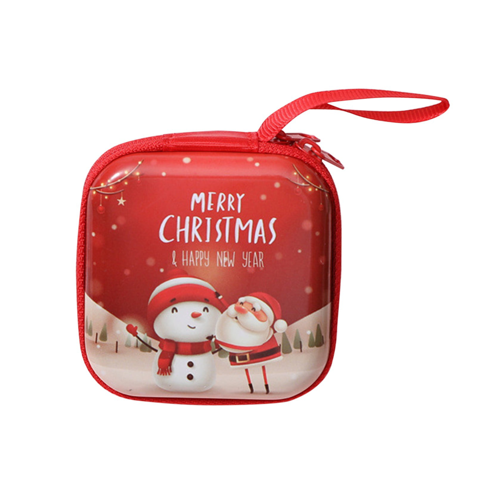 Amazon.com: Merry Christmas Santa Claus Coin Purse Mini Wallet Change Pouch  Key Holder Zipper Small Cosmetic Makeup Storage Bags : Clothing, Shoes &  Jewelry