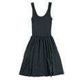 thumbnail image 2 of t.la Womens Mixed Media Tank Dress, Grey, Small, 2 of 2