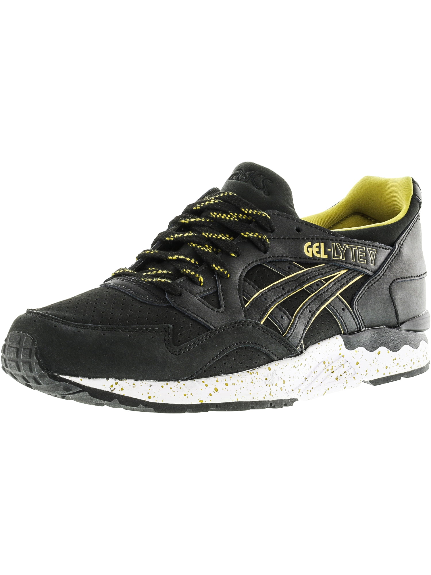 Resentimiento Walter Cunningham Diligencia Asics Men's Gel-Lyte V Black / Gold Speckled Ankle-High Running Shoe - 9.5M  - Walmart.com