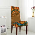 thumbnail image 4 of Dining Chair Back Cover, Water Washing, Disassembly Chair Sleeve Sliding Cover Protective Cover-Spotted Tunnel Pattern Chair Protectors Seat Covers, 4 of 8
