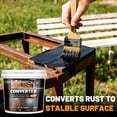 thumbnail image 3 of 2-in-1 Rust Converter & Metal Primer, 35oz Matte Black Rust Inhibitor Paint for Metal, Ultra Automotive Rust Reformer & Seal, Heat Resistance Trailer Paint for Chassis, Frame, Marine, Industrial, 3 of 8