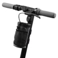 thumbnail image 2 of Cup Holder, Bike Water Bottle Holder for E Scooters & E-Bikes - Adaptable, No-Screw Installation, Mesh Pockets, Sticky Straps - Fits Cups Diameter Less Than 3.74in/9.5cm - Black, 2 of 5