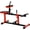 Red, variant on Seated Calf Raise Machine, Adjustable Calf Machine Leg Extension, for Home Gym, Waist, Arm Training,Yellow