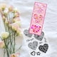 thumbnail image 5 of Sello transparente de corazón de amor para grafiti de boda, sello de silicona, sello de goma transparente "dulce amor"., 5 of 7