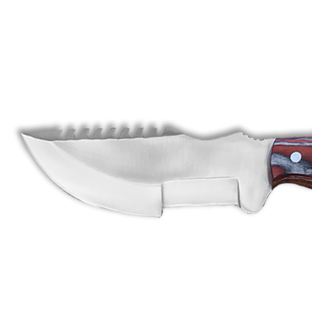 Tracker® Abornazine Best Tracker Knife with Durable Leather Sheath