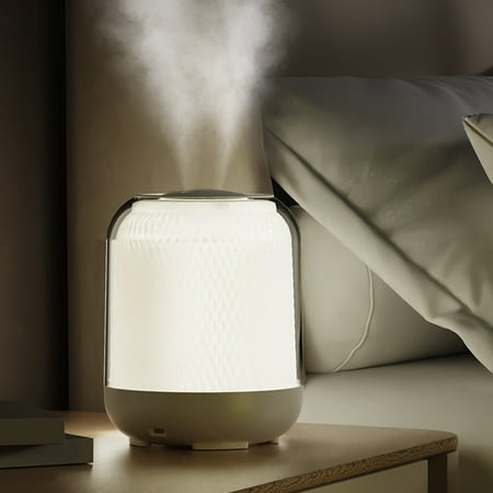 

Cool Mist Humidifier-Portable Mini Humidifier with Led Lights Usb Portable Humidifier Ultra-Quiet Suitable for Babies Kids Indoor Bedroom
