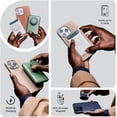 thumbnail image 4 of PopSockets iPhone 16 Pro Phone Case with MagSafe, Wireless Charging Compatible, Purple - Aura, 4 of 5