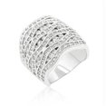 thumbnail image 1 of Bague Abstraite CZ Paved - Taille : 09, 1 of 1