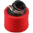 thumbnail image 2 of Red Foam Air Filter Cleaner For 70 110 125cc ATV Mini Motocross Dirt Pit Bike GY6 50 Scooter, 2 of 7