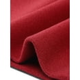 thumbnail image 5 of Agnes Orinda Women's Plus Size Coats Notch Lapel Double Breasted Elegant Trench Winter A Line Pea Coats 2X Burgundy, 5 of 5