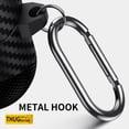 thumbnail image 5 of CCSmall for Samsung Galaxy Buds 3 Case with Carabiner Keychain, Funny 3D Skull Protection Cover Full Body Shockproof with Secure Lock Girls Boys Case for Samsung Buds 3 Pro / Buds 3,Skull Black, 5 of 8