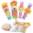 thumbnail image 4 of Portable Wrist Rattles, Infant Toy Socks, Plush For 0-2 Years Old Infant 0-2 Years Old Baby Set, 4 of 8