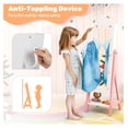 thumbnail image 6 of Kids Jewelry Armoire, Full-Length Mirror Jewelry Organizer - White Wooden Cabinet w/Drawers & Shelves, Children's Jewelry Storage for Girls, 6 of 9
