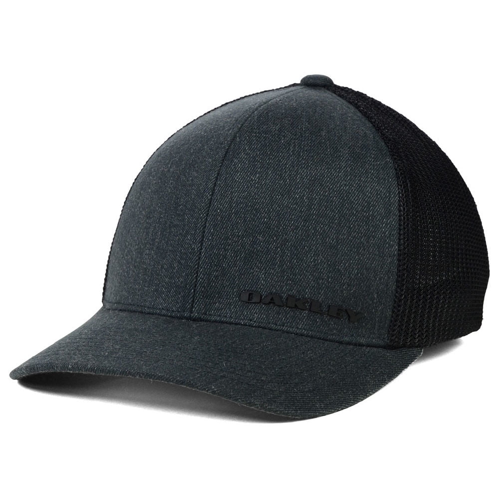 Oakley Indy Stretch-Fitted Grey Cap L/X 