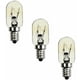 thumbnail image 1 of Bombilla para frigorífico 15 W E12, bombilla incandescente Betterlife para máquina de coser, base SES E12, luz blanca cálida de 2700 K, 220 V, bombilla para frigorífico, congelador, máquina, 1 of 5