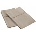 thumbnail image 1 of Cotton Rich 600 Thread Count Solid Pillowcase Set  King-Grey, 1 of 1