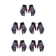 thumbnail image 3 of Sonducket Guantes de ciclismo de motocicleta de nailon para otoño e invierno transpirables y cómodos impermeables rosa XL Type2 NO2, 3 of 6
