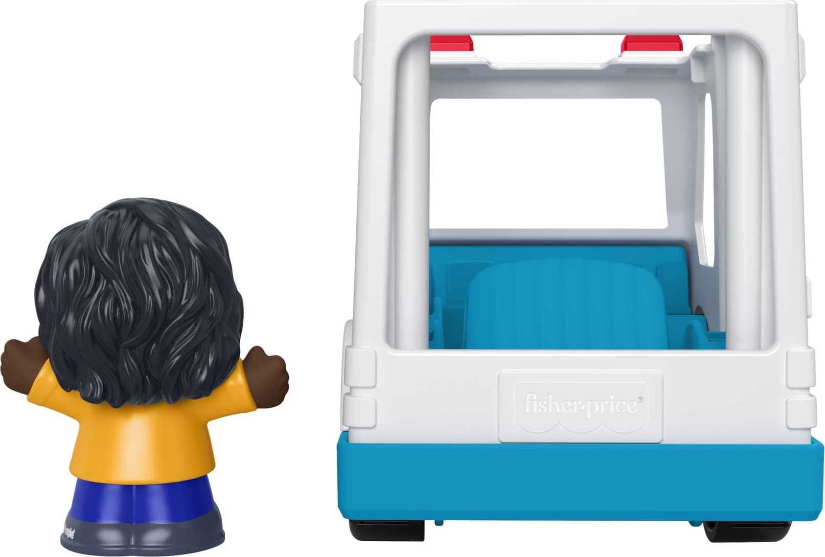 Fisher-Price Little People Ambulance Push-Along Vehicle