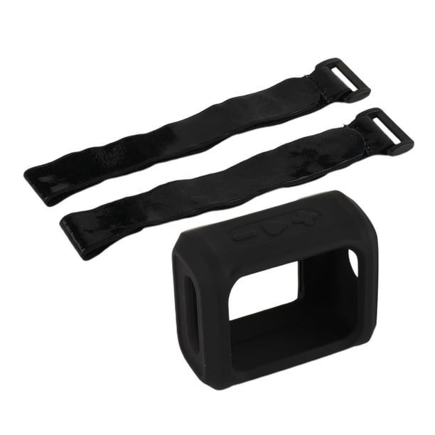 Estuche para Bluetooth portátil, Estuche rígido portátil Funda protectora portátil Bolsa de almacenamiento con mosquetón y correa de Negro Sunnimix Estuche de silicona
