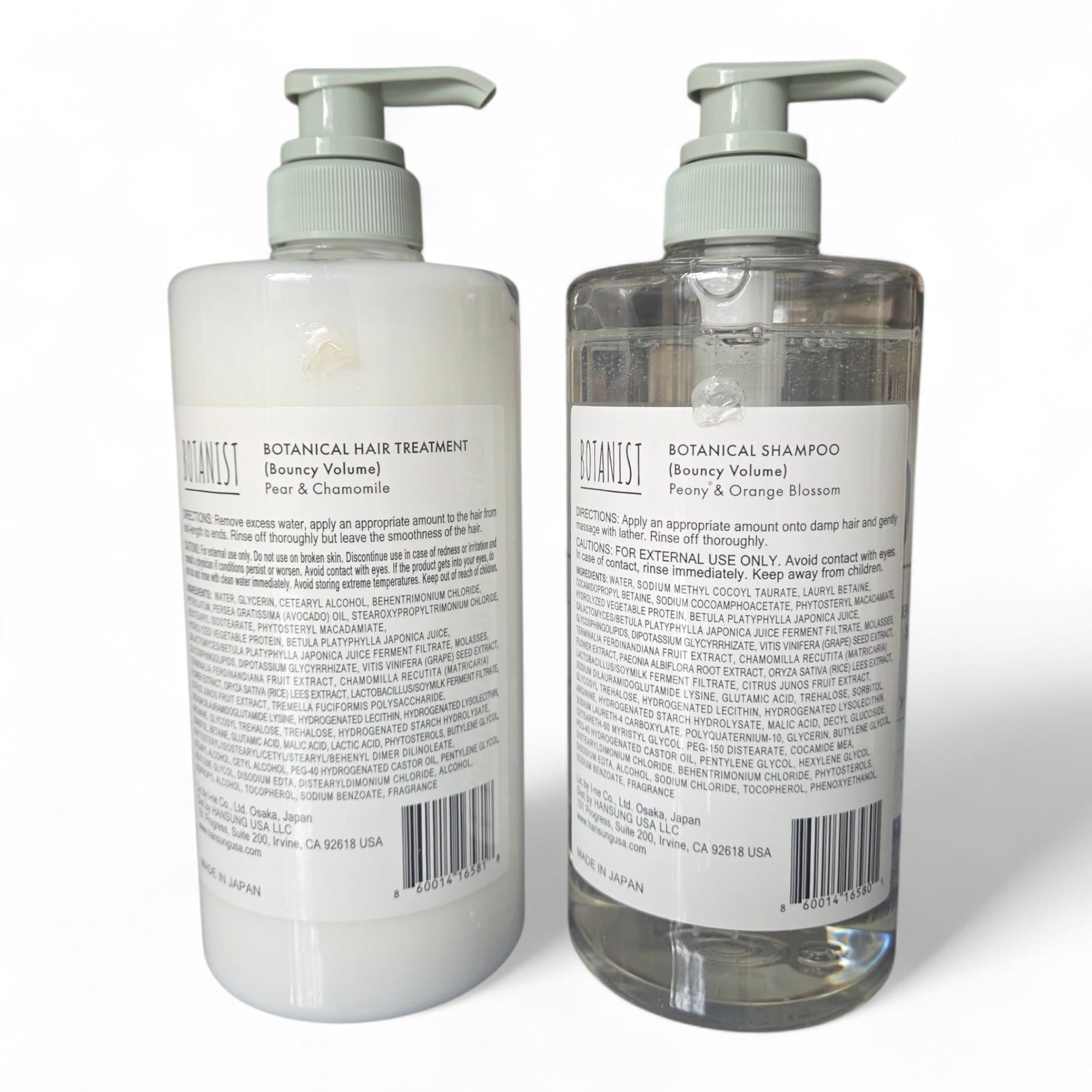 BOTANIST Bouncy Volume Botanical Shampoo & Hair Treatment Set