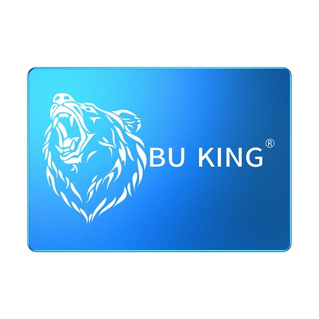TFixol BU KING SSD2.5inch Blue Bear Compatibility Speed Transmission & Rock-solid Reliability High-quality Memory Chips Blue 120GB