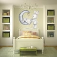 thumbnail image 2 of Jinsinto Baby Room Elephant Wall Sticker Gray Star Moon Quotes Wall Sticker, 2 of 5