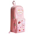 thumbnail image 1 of School Bag Shape Pencil Box Category Placement Drop-proof Pen Box for Children Kids Boys Girls, 1 of 5