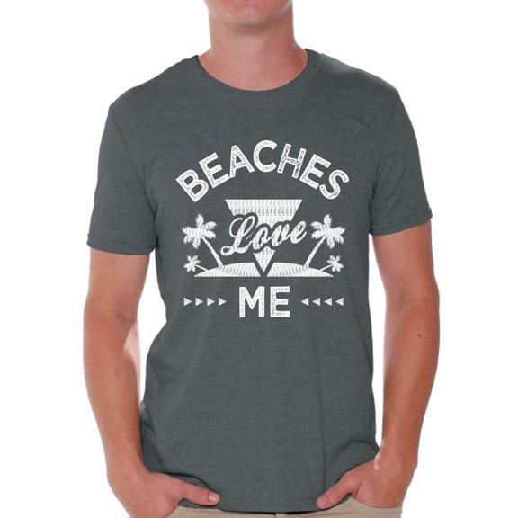Awkward Styles Beaches Love Me T-shirt for Men Beach T Shirts Funny Beach Outfit Summer Shirt Vacation Tshirt Vacay Vibes Shirt Beach Vibes T Shirt Summer Vacation Tshirt Summer Beach T-Shirt for Men
