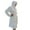 YPR1-White, variant on Meichang Womens Bathrobe Winter Plush Long Sleeve Hooded Robe Cozy Fleece Spa Robe Soft Fluffy Fuzzy Knee Length Loungewear with Pockets